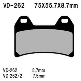 Vesrah® - Front Organic Semi-Metallic Brake Pads