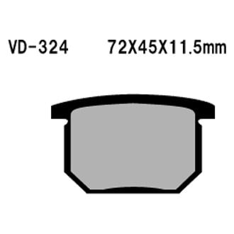 Vesrah® - Organic Semi-Metallic Brake Pads