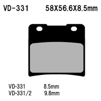 Vesrah® - Organic Semi-Metallic Brake Pads