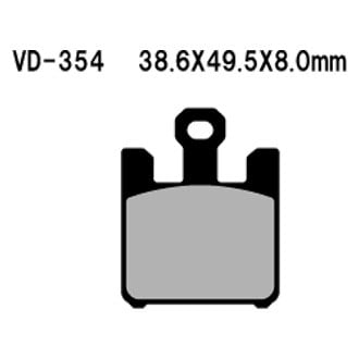 Vesrah® - Front Organic Semi-Metallic Brake Pads