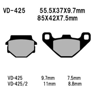 Vesrah® - Organic Semi-Metallic Brake Pads