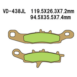 Vesrah® - Sintered Metal Brake Pads