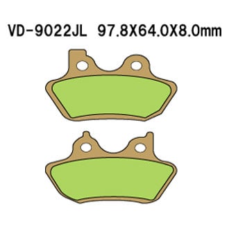 Vesrah® - Rear Sintered Metal Brake Pads
