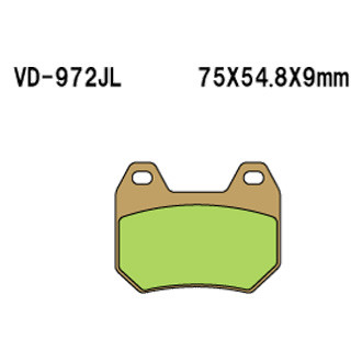 Vesrah® - Rear Sintered Metal Brake Pads