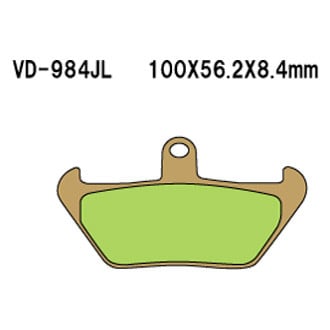 Vesrah® - Front Sintered Metal Brake Pads