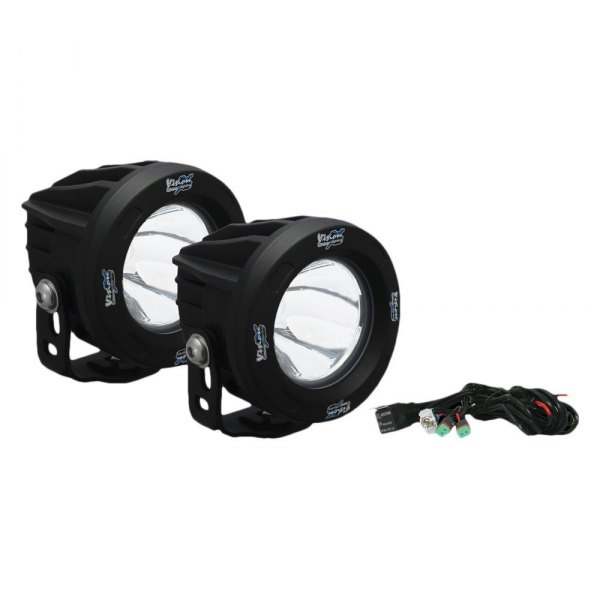 Vision X® - Optimus Series 3.7" 2x10W Round Narrow Beam LED Lights, Full Set