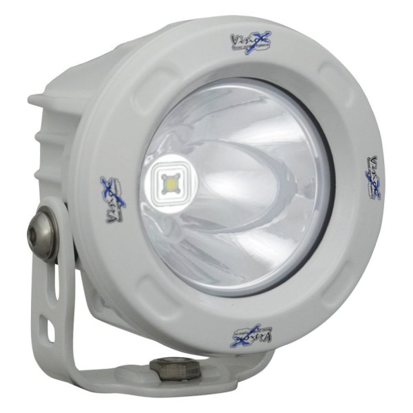 Vision X® - Optimus Series 3.7" 10W Round White Housing Narrow Beam LED Light