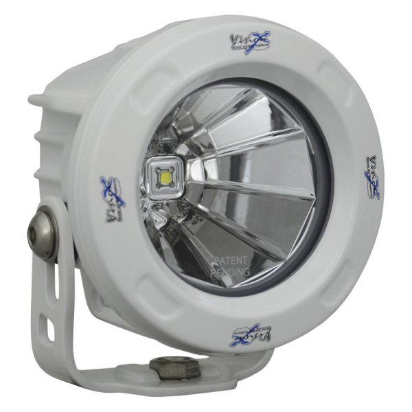 Vision X® - Optimus Series 3.7" 10W Round White Housing Flood Beam LED Light