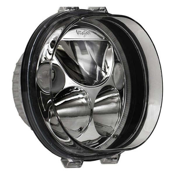 Vision X® - 5 3/4" Round Vortex Black/Chrome Halo LED Headlight