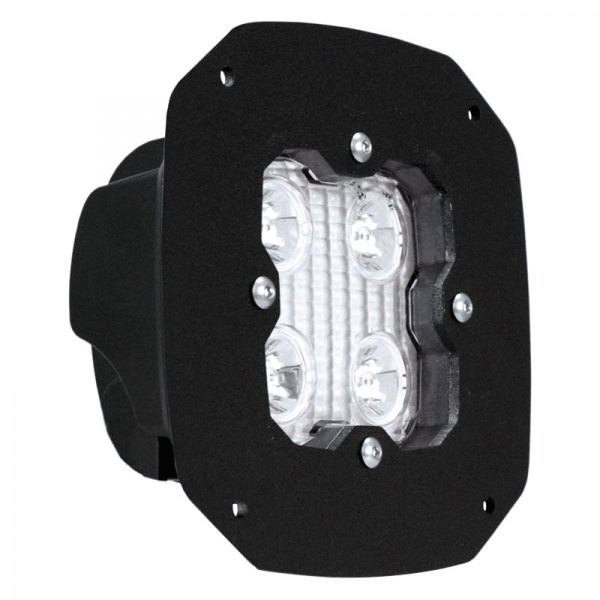 Vision X® - Duralux Flush Mount 4" 20W Square Narrow Beam LED Work Light