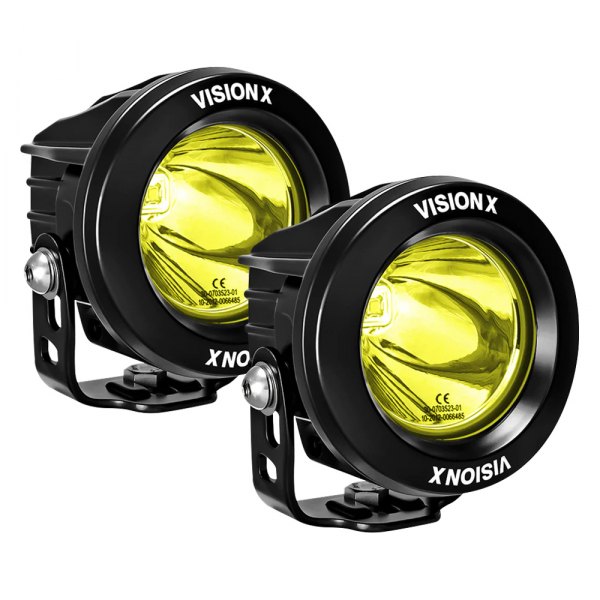 Vision X® - Cannon CG2 Selective Yellow 3.7" 2x10W Round Spot Beam LED Lights