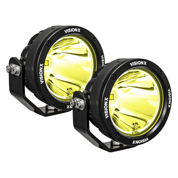 Vision X® - Cannon CG2 Selective Yellow 4.5" 40W Round Narrow Beam LED Lights