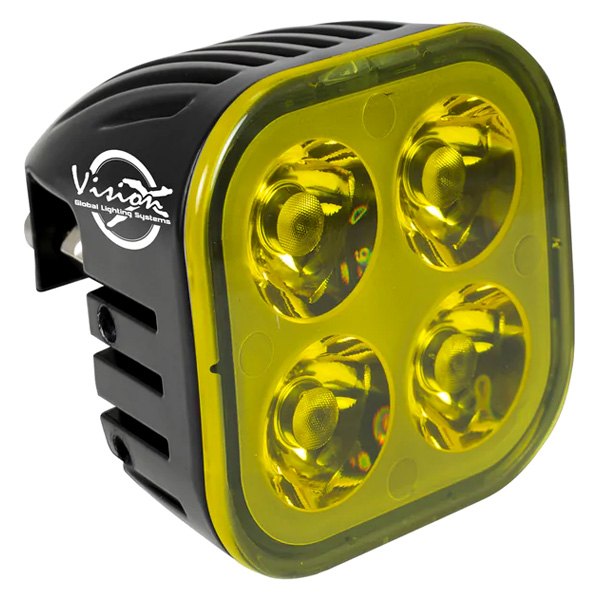 Vision X® - Unite Series Frosted 20W Square Spot Beam Selective Yellow LED Light Module