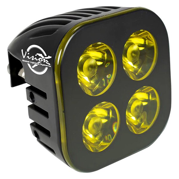 Vision X® - Unite Series Black Out 20W Square Spot Beam Selective Yellow LED Light Module