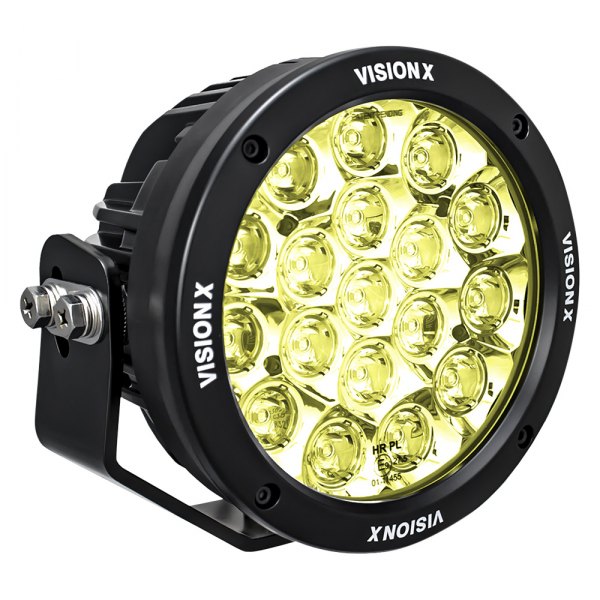 Vision X® - Cannon CG2 Selective Yellow 6.7" 126W Round Wide Spread Beam LED Light