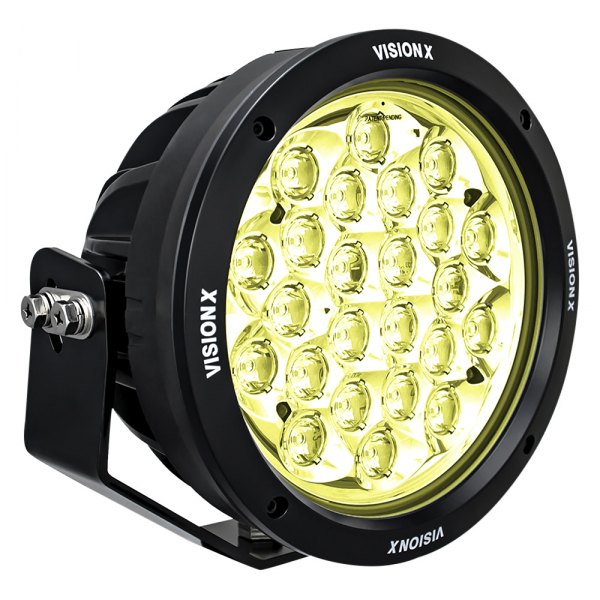 Vision X® - Cannon CG2 Selective Yellow 8.7" 168W Round Wide Spread Beam LED Light
