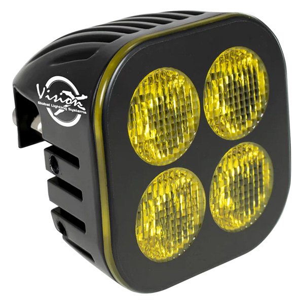 Vision X® - Unite Series Black Out 20W Square Elliptical Beam Selective Yellow LED Light Module