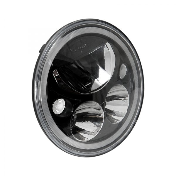 Vision X® - 5 3/4" Round Vortex Black Halo LED Headlight
