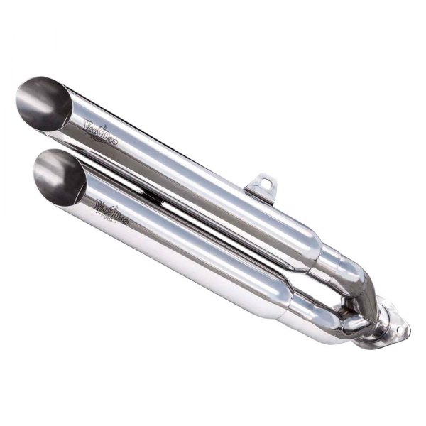 VooDoo® - Polished Shorty Dual Stacked Muffler