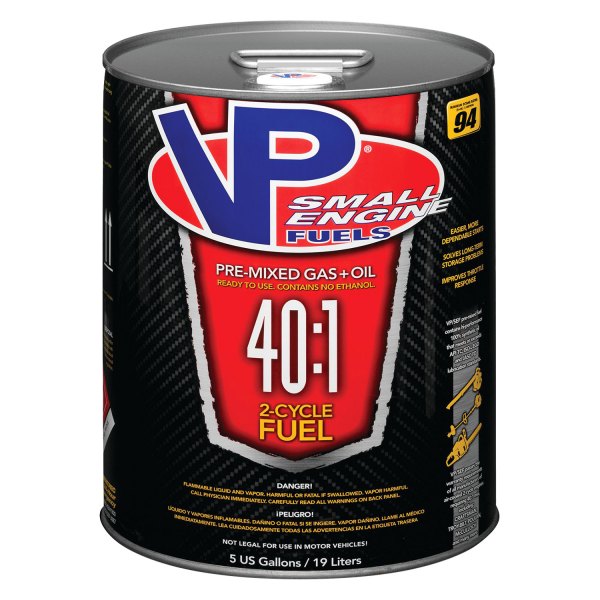 VP Racing Fuels® - 40:1 Premix Small 2T Engine Fuel Mix, 5 Gallons