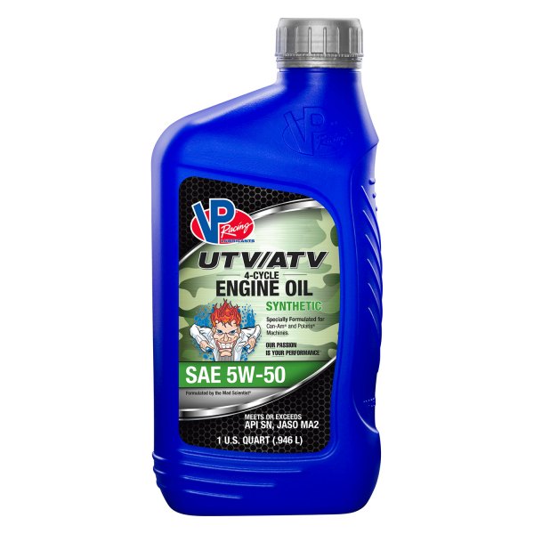 VP Racing Fuels® - UTV/ATV SAE 5W-50 Synthetic 4 Cycle Engine Oil, 1 Liter
