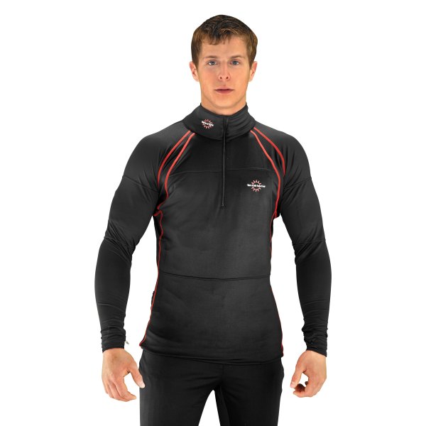 Warm & Safe® - Heat Layer Men's Shirt (Medium, Black)