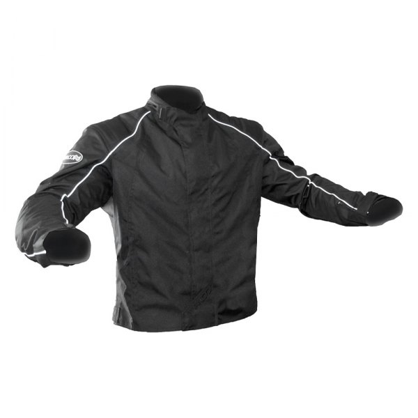 Wayloo® - Solid Style Men's Jacket (4X-Large, Black)