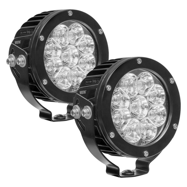 Westin® - Axis Series Stud Mount 4.75" 2x27W Round Spot Beam LED Lights