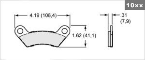 10XX Pad Plate Profile
