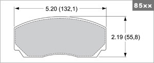 85XX Pad Plate Profile