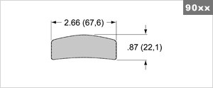 90XX Pad Plate Profile