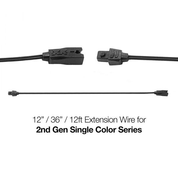  XKGlow® - 144" 2-pin Extension Wire for Single Color Series