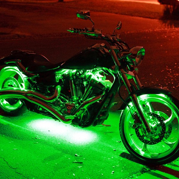 XKGlow® - Underglow Green LED Rock Light Kit