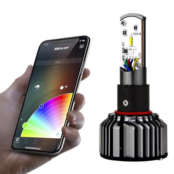 XKGlow® - App Controlled RGB Devil Eye LED Conversion Kit (H4)