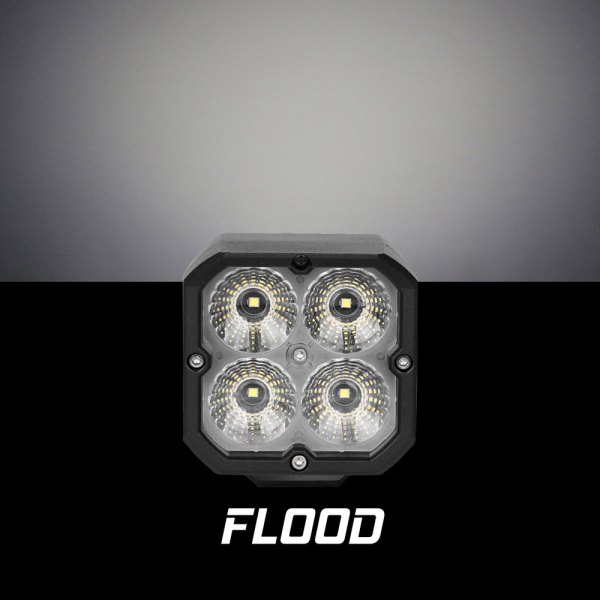 XKGlow® - XKChrome C3 Series 3" 20W Cube Flood Beam LED Light