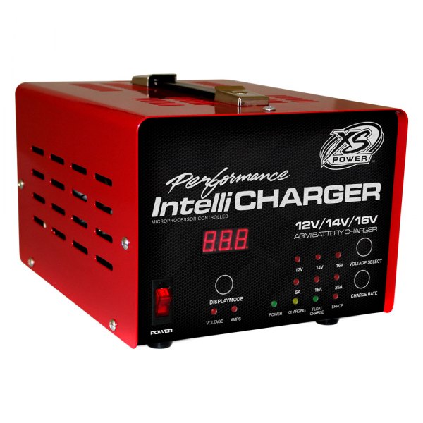 XS Power® - Intelli CHARGER™ 12V/14V/16V 120V Input Portable Automatic Battery Charger