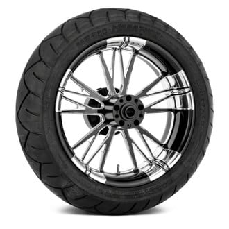 Xtreme Machine® - Execute™ Front Wheel Kit with Tires and Rotors and Fender Relocation Bracket