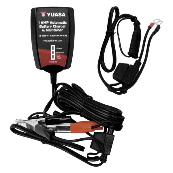 Yuasa® - 12V 1A Automatic Battery Charger and Maintainer