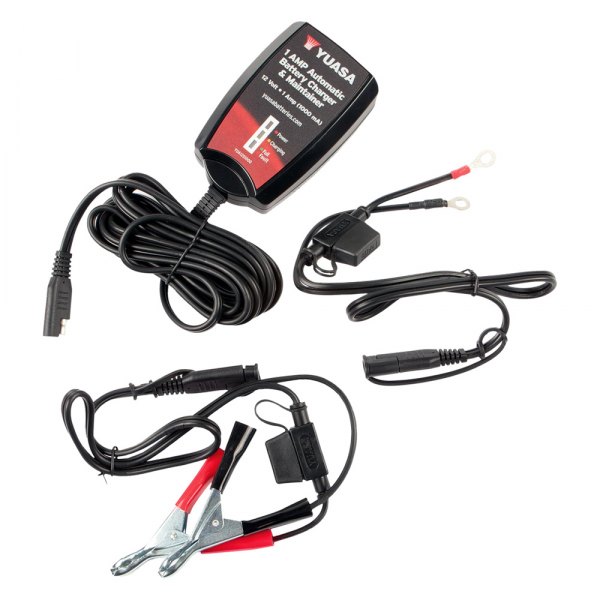 Yuasa® - 1 Amp Automatic Battery Charger/Maintainer