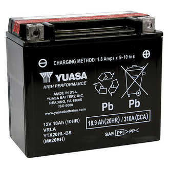 Yuasa® - YTX™ High Performance Maintenance Free Fresh Pack Battery