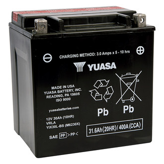 Yuasa® - YIX™ High Performance Maintenance Free Fresh Pack Battery