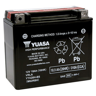 Yuasa® - YTX™ High Performance Maintenance Free Fresh Pack Battery