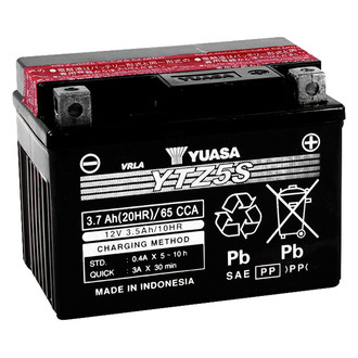 Yuasa® - YTZ™ High Performance Maintenance Free Fresh Pack Battery