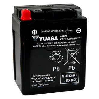 Yuasa® - YTX™ High Performance Maintenance Free Factory Activated Battery