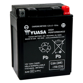 Yuasa® - YTX™ High Performance Maintenance Free Factory Activated Battery