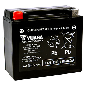 Yuasa® - YTX™ High Performance Maintenance Free Factory Activated Battery