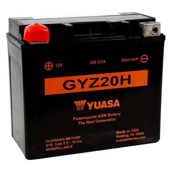 Yuasa® - GYZ™ High Performance Maintenance Free Battery