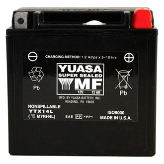 Yuasa® - YTX™ Maintenance Free Factory Activated Battery