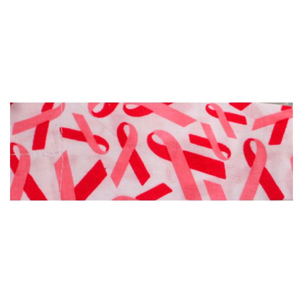 ZANheadgear® - Pink Ribbon/White Cooldanna Bandz (Pink Ribbon/White)