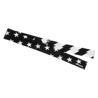 ZANheadgear® - Black/White Flag Cooldanna Bandz